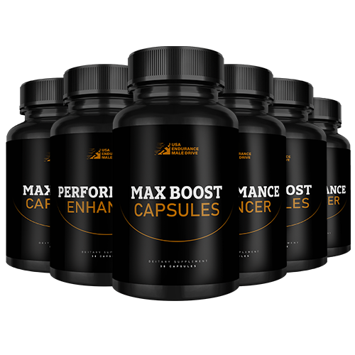 Max Boost Capsules and Performance Enhancer: 3 Month Supply