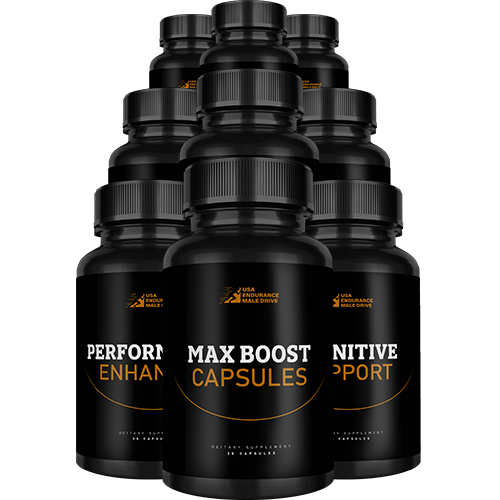 Max Boost Capsules, Performance Enhancer, and Cognitive Support: 3 Month Supply