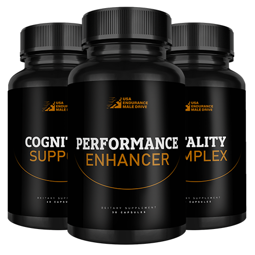 Performance Enhancer, Vitality Complex, and Cognitive Support: 1 Month Supply