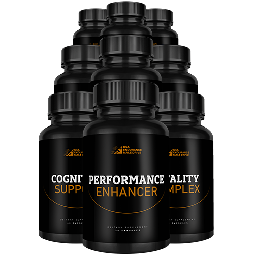 Performance Enhancer, Vitality Complex, and Cognitive Support: 3 Month Supply 