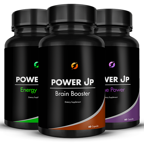PowerUp Brain Booster, PowerUp Energy Elixir & PowerUp Prime Power