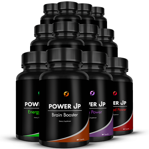 PowerUp Brain Booster, PowerUp Energy Elixir, PowerUp Prime Power & PowerUp Prolonged Power 3 Months Supply