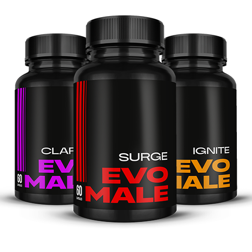 EvoMale Surge + EvoMale Clarity + EvoMale Ignite