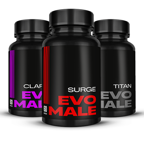 EvoMale Surge + EvoMale Clarity + EvoMale Titan
