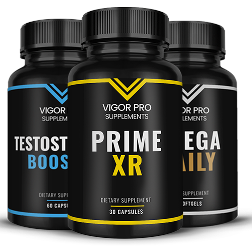 Prime XR, Testosterone Booster, & Omega Daily