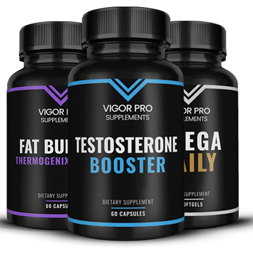 Testosterone Booster, Fat Burner Thermogenix Complex, & Omega Daily