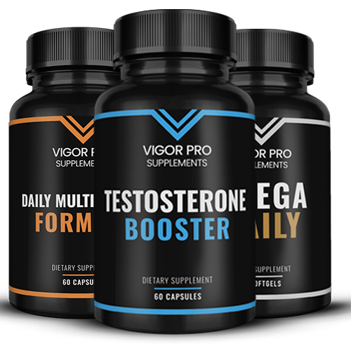 Testosterone Booster, Daily Multivitamin Formula, & Omega Daily