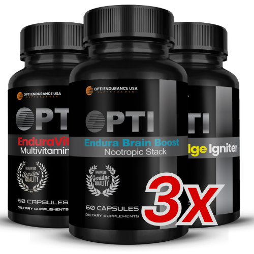 Endura Brain Boost + Endura Vital Daily + Endura Edge Igniter – 3 Month Supply