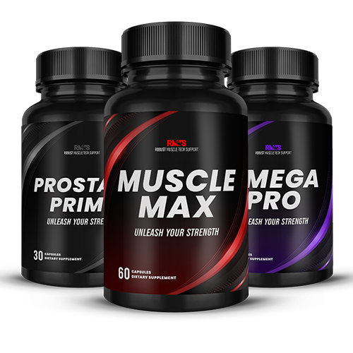 Muscle Max + Prostate Prime + Omega Pro
