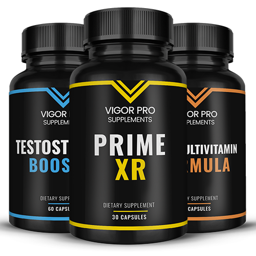 Prime XR, Testosterone Booster, & Daily Multivitamin Formula