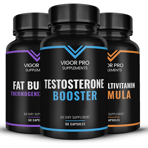 Testosterone Booster, Fat Burner Thermogenix Complex, & Daily Multivitamin Formula
